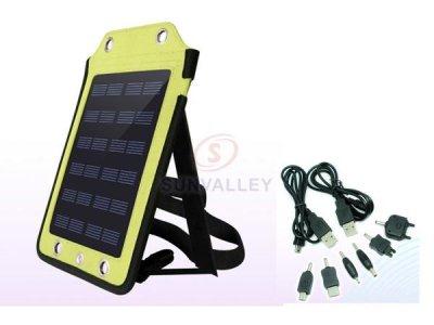 Single Solar charger for cell phone, MP3 player, MP4 player, digital camera