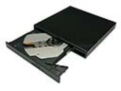 USB CDROM Drive Slim 24X Black Case