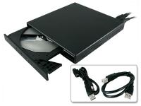 USB DVDRW Multi DVD Burner Slim Drive Black